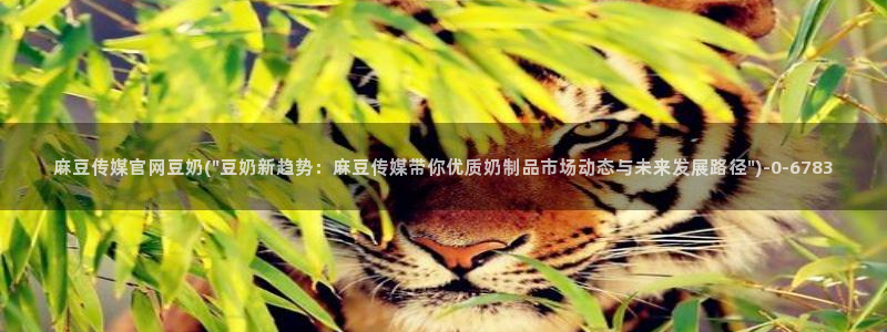 麻豆 精选：麻豆传媒官网豆奶(\