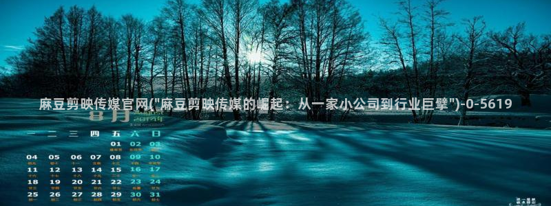麻豆视频内容入口：麻豆剪映传媒官网(\